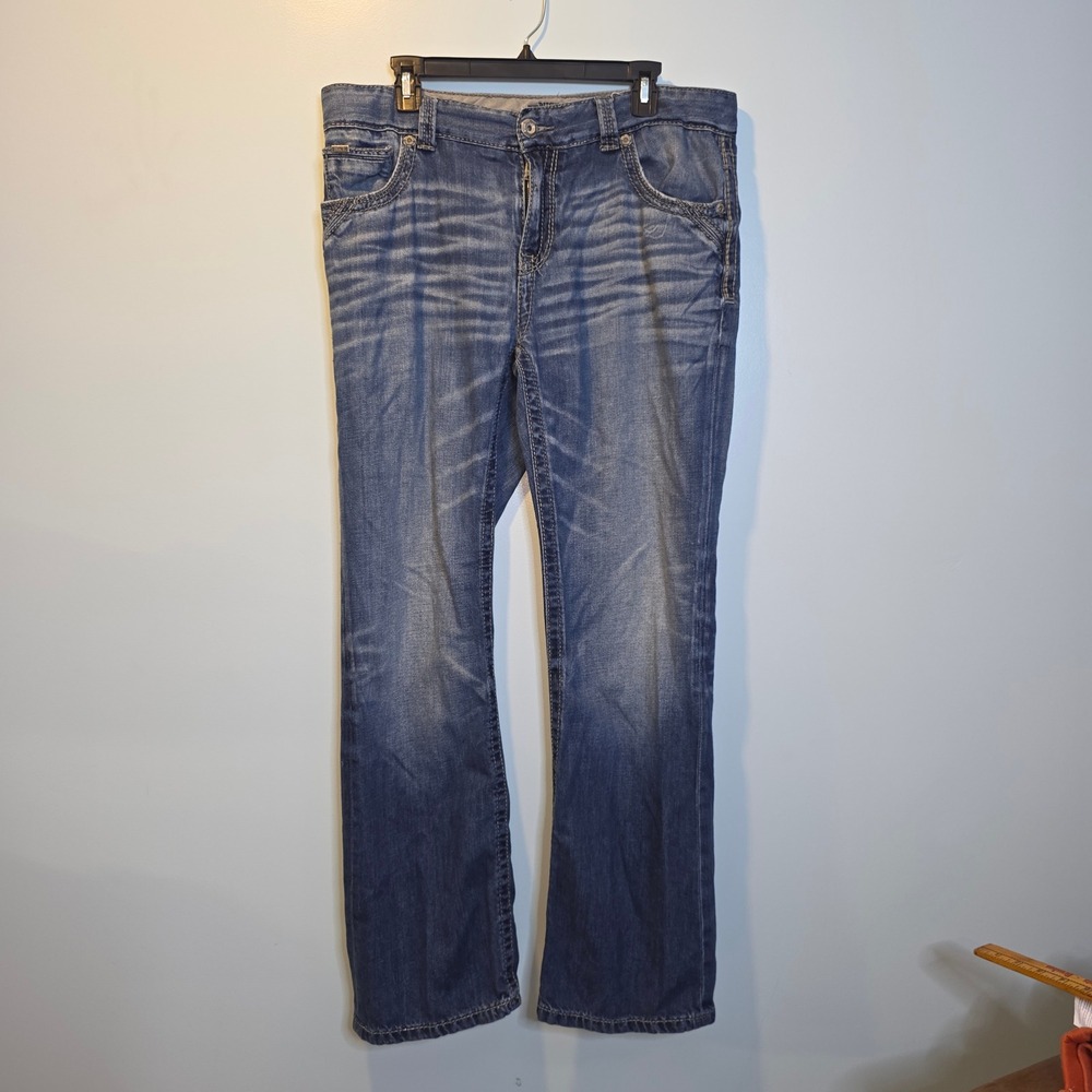 Buckle Black‎ Fit No. 53 Jeans Mens Size 36x30 Denim Straight Leg Dark Wash